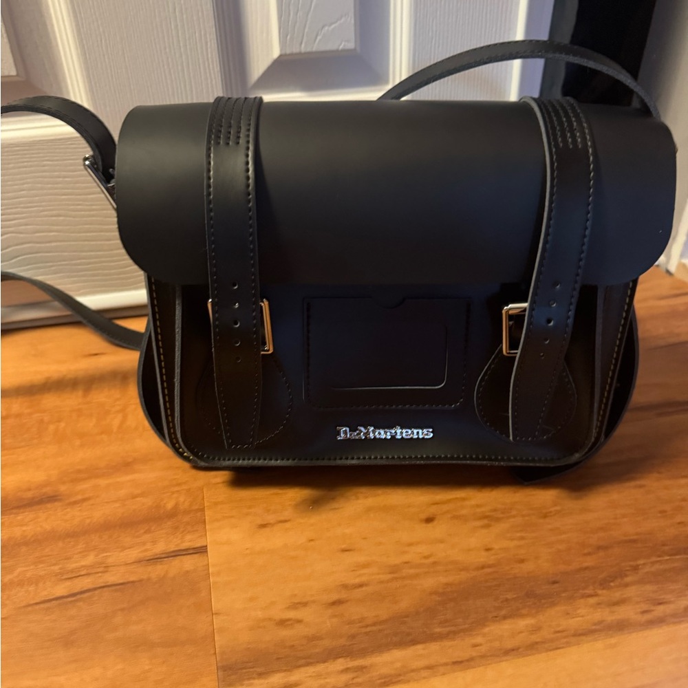 Dr. Martens Black Messenger Bag